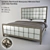 Marquesa Mirrored Bed by Bernhardt: Elegant and Stylish 3D model small image 1