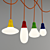 Colorful Hanging Lamp: Martinelli Luce, CIULIFRULI 3D model small image 2