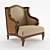 Honey Dart Club Chair 3D model small image 1
