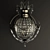 Feiss Bellini 3-Light Chandelier 3D model small image 1