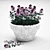 Provence Thyme Pot: Enhance Your Space with Blooming Beauty 3D model small image 1