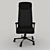 Sleek Modern Office Chair 3D model small image 1