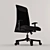 Sleek Modern Office Chair 3D model small image 3