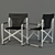 IKEA KALVE Director Chair 3D model small image 1