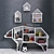 Bear Cub Decor Set 3D model small image 1