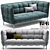 Cozy HUSK Sofa - Italian Luxury 3D model small image 1