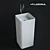 FLAMINIA Monowash MW40C: Stylish Floor Standing Sink 3D model small image 1