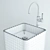 FLAMINIA Monowash MW40C: Stylish Floor Standing Sink 3D model small image 3