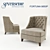 Elegant Fortuna Armchair: Classic Comfort 3D model small image 1