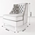 Elegant Fortuna Armchair: Classic Comfort 3D model small image 3