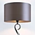 Sculptural Steel Carter Table Lamp 3D model small image 2