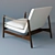 Ipanema Armchair: Stylish Design by Zalszupin 3D model small image 3