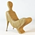 Luxury Armchair: Christopher Guy Lievre 60-0418 3D model small image 1