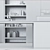 Modern Kitchen with Barazza Sink & Smeg Appliances 3D model small image 3