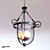 Classic Black Fort Pendant Lamp 3D model small image 1