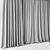 Silk Blinds with Triple Pleat Design 3D model small image 3