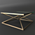 Geometric Glass Coffee Table 3D model small image 2