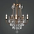 Currey Laureate Crystal Chandelier 3D model small image 1