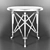 Ralph Lauren Cannes End Table 3D model small image 1