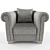 Real Size Armchair 3D model small image 1