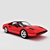 Classic Ferrari 308 GTB 1975 3D model small image 1