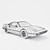 Classic Ferrari 308 GTB 1975 3D model small image 3