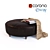 Luxury Round Leather Ottoman 3D model small image 1