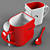 Romantic Mug Set 3D model small image 2