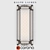 Title: Elegant Butler's Silver Sconce 3D model small image 1