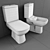 Grand Rosa: Elegant and Functional Toilet 3D model small image 2