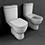 Title: Rosa Prestige Toilet - Luxurious Elegance 3D model small image 2