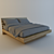Rustic Retreat Cottage Bed 3D model small image 1