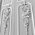 Imperial Elegance: Alexander Palace Door 3D model small image 3