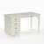 Elegant OM Design Writing Desk 3D model small image 1