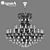 Elegant Champa Crystal Chandelier 3D model small image 3
