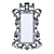 Elegant French Flourish Lean-To Mirror 3D model small image 2