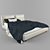 Luxury Italian Bed: Massimosistema 3D model small image 1