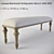 Elegant Bernhardt Antiquarian Bench 3D model small image 1