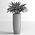 Elegant Aspidistra Plant Duo 3D model small image 3