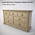 Vintage Bernhardt Antiquarian Dresser 3D model small image 1