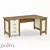 Elegant Martin Table 3D model small image 1