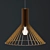 Suzanne Vintage Pendant Light 3D model small image 1