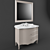 GAIA Serge Bathroom Cabinet 3D model small image 1