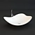 Modern Rustic Ceramic Sink 3D model small image 1