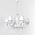 Luxury Chrome and Glass Pendant Light 3D model small image 2