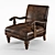 Luxury Hooker Imperial Regal Club Chair 3D model small image 1