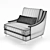 Selva 1125: Stylish and Comfortable Chair 3D model small image 3