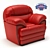 Rio Modular Armchair | Stylish Design 3D model small image 1