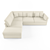 Fiesta Modular Sofa: Ultimate Comfort & Elegant Design 3D model small image 1