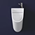 Water-Saving Urinal-Sink Combo 3D model small image 3